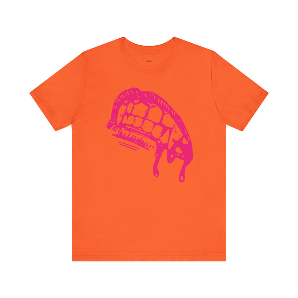 Pink Vampire Fang Graphic Tee - Sandra Oles Studio