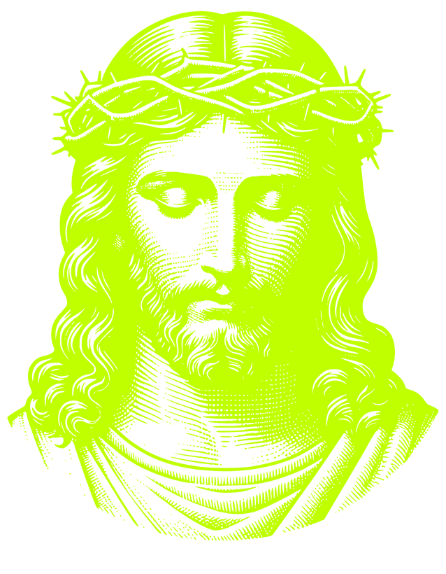 Iconic Jesus Series – Graphic Faith Tees by Sandra Oles