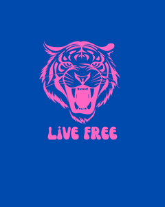 Retro Tiger Tees – 80s Graphic T-Shirts by Sandra Oles