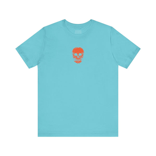 Orange Mini Skull Graphic Tee - Fugitive by Sandra Oles