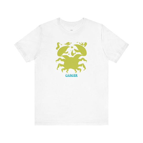 Cancer Zodiac Graphic Tee - Cosmic by Sandra Oles