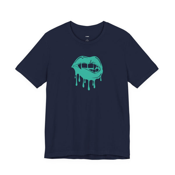Vampire Drip Lips Graphic Tee - Sandra Oles Studio