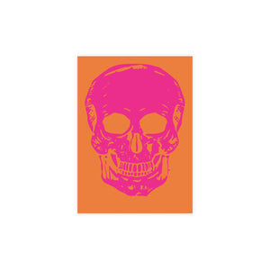 Vibrant PINK NEON Skull Postcard Bundle | Sandra Oles Studio