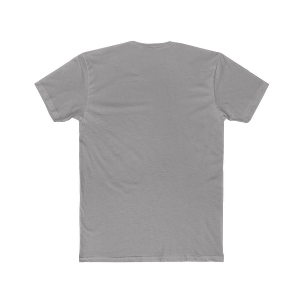 Back view of grey Free Bird graphic tee in retro style, 100% cotton unisex crew neck t-shirt