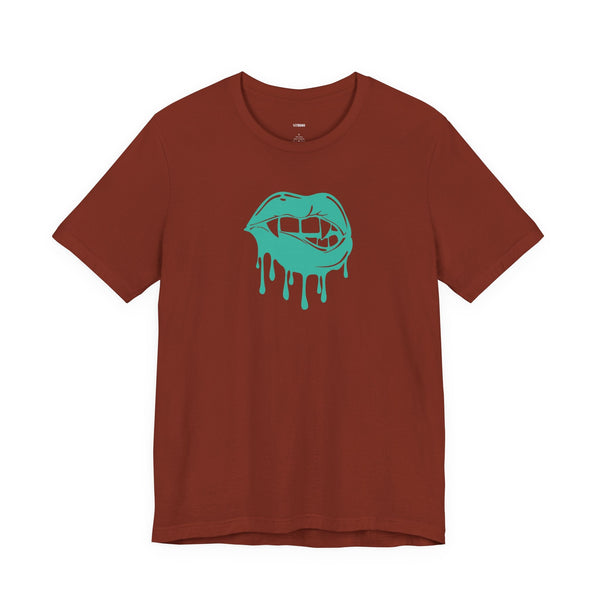 Vampire Drip Lips Graphic Tee - Sandra Oles Studio