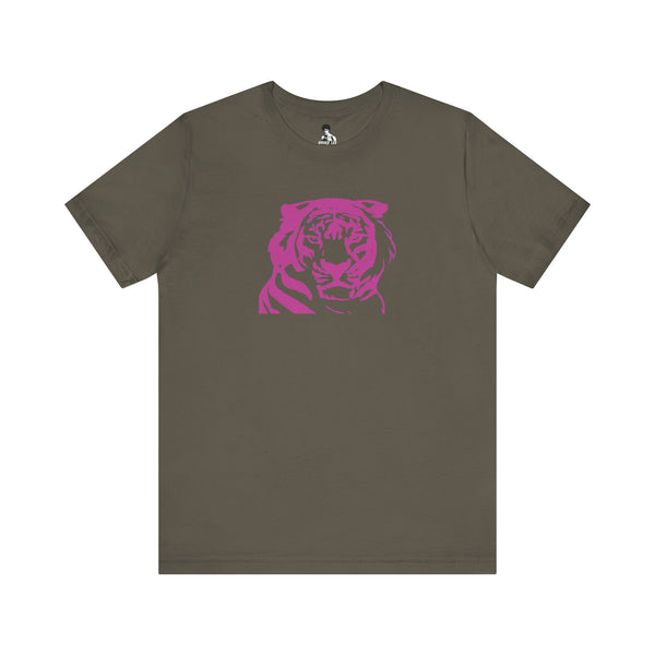 70s Style Retro Tiger Tee- Laid Back Vintage Style