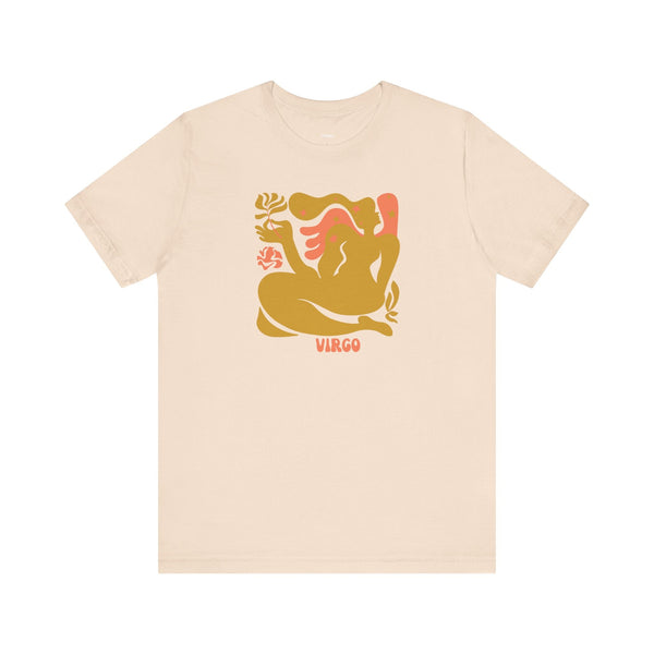 Virgo Zodiac Graphic Tee - Cosmic by Sandra Oles