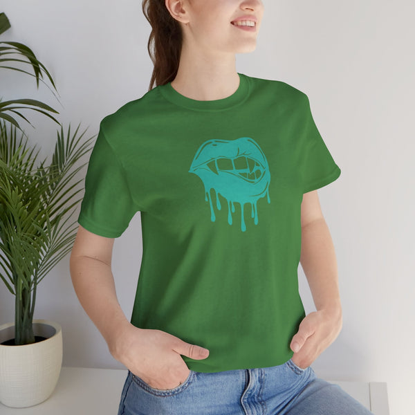 Vampire Drip Lips Graphic Tee - Sandra Oles Studio