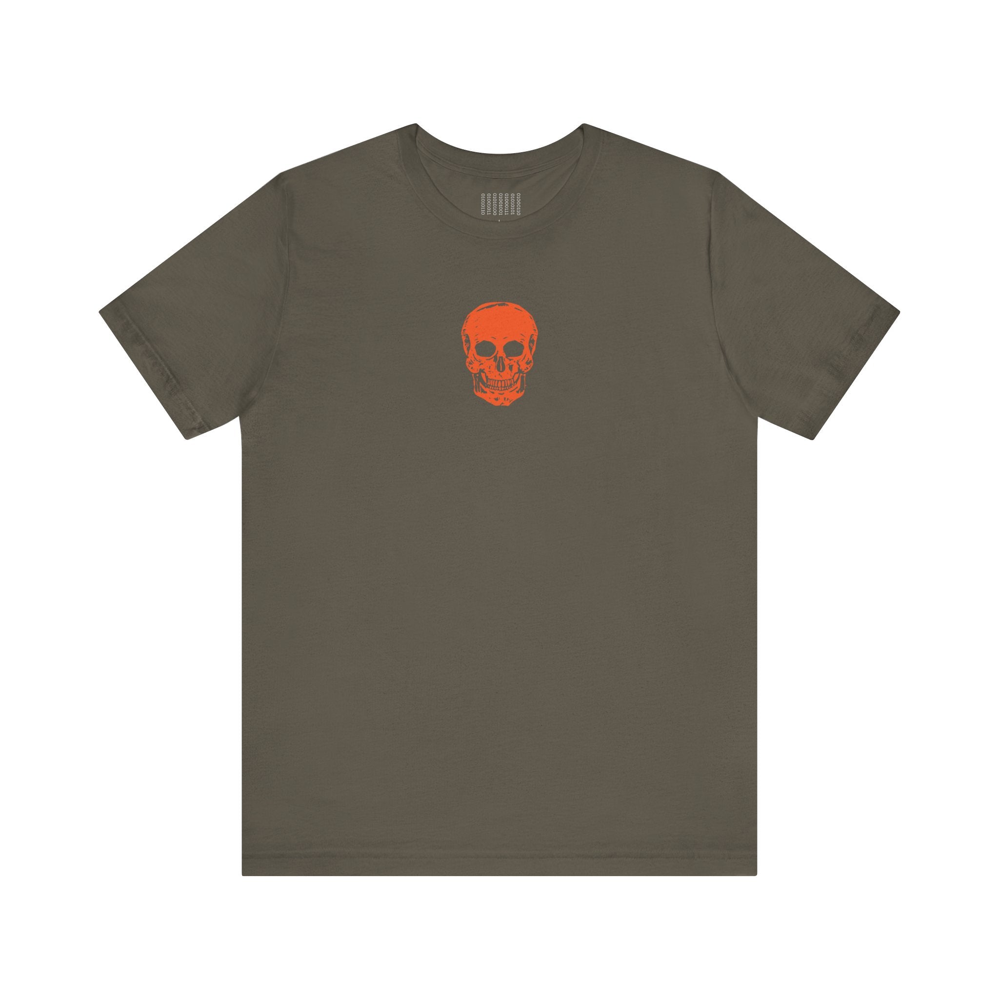 Orange Mini Skull Graphic Tee - Fugitive by Sandra Oles