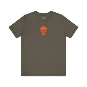 Orange Mini Skull Graphic Tee - Fugitive by Sandra Oles