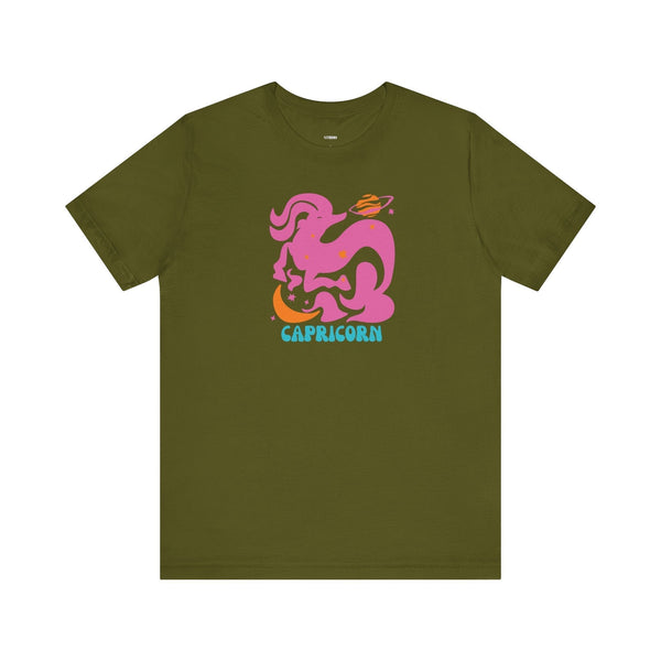 Capricorn Graphic Tee - Cosmic by Sandra Oles