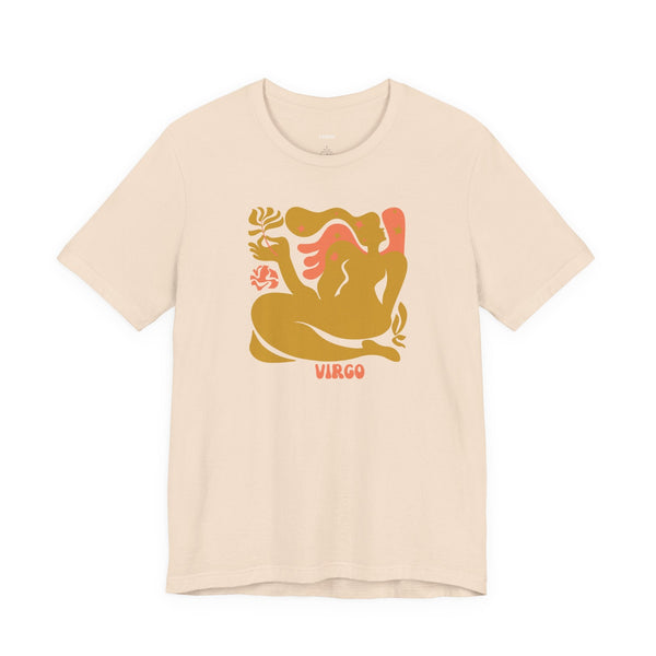 Virgo Zodiac Graphic Tee - Cosmic by Sandra Oles