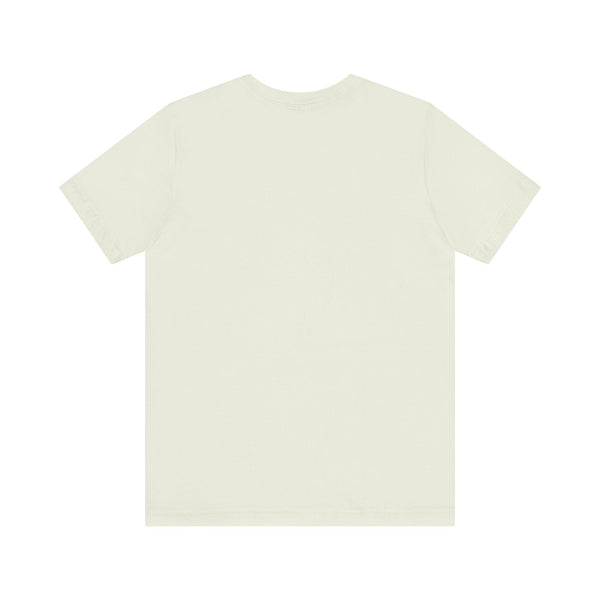 Plain white t-shirt back view, blank graphic t shirt design