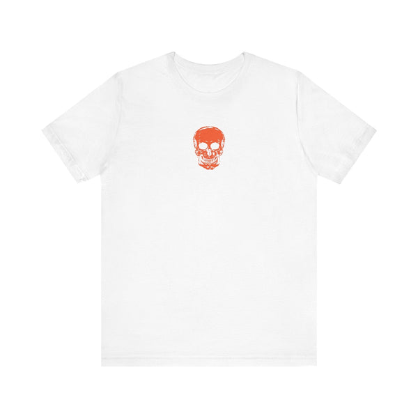 Orange Mini Skull Graphic Tee - Fugitive by Sandra Oles