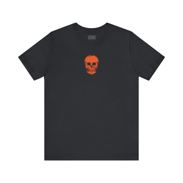 Orange Mini Skull Graphic Tee - Fugitive by Sandra Oles