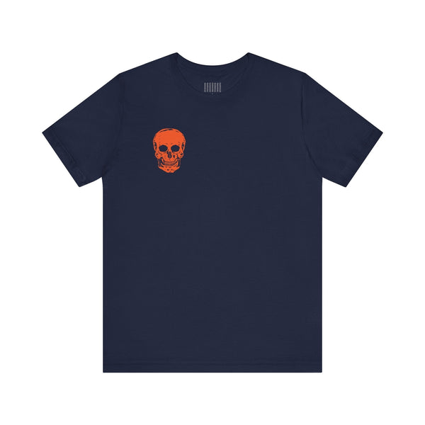 Orange  Mini Skull Graphic Tee - Fugitive by Sandra Oles