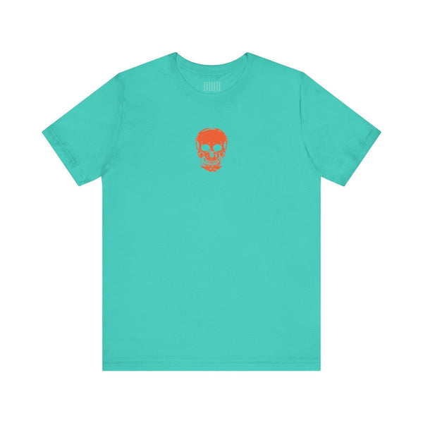 Orange Mini Skull Graphic Tee - Fugitive by Sandra Oles