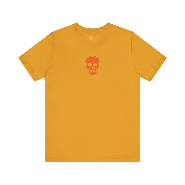Orange Mini Skull Graphic Tee - Fugitive by Sandra Oles