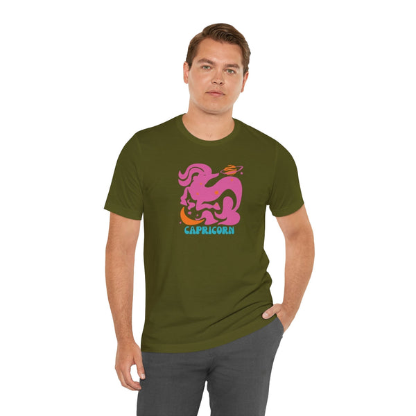 Capricorn Graphic Tee - Cosmic by Sandra Oles