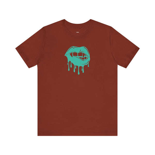Vampire Drip Lips Graphic Tee - Sandra Oles Studio