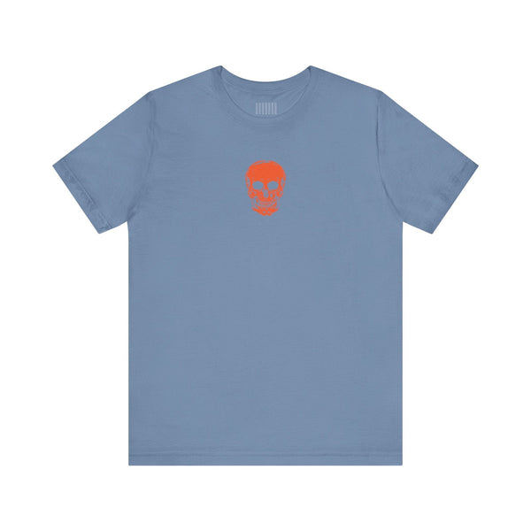 Orange Mini Skull Graphic Tee - Fugitive by Sandra Oles
