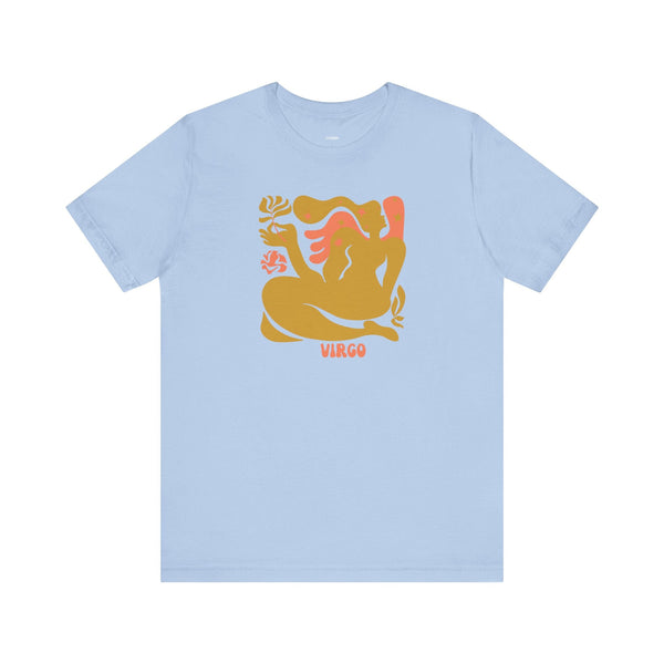 Virgo Zodiac Graphic Tee - Cosmic by Sandra Oles