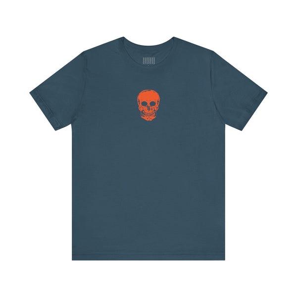 Orange Mini Skull Graphic Tee - Fugitive by Sandra Oles