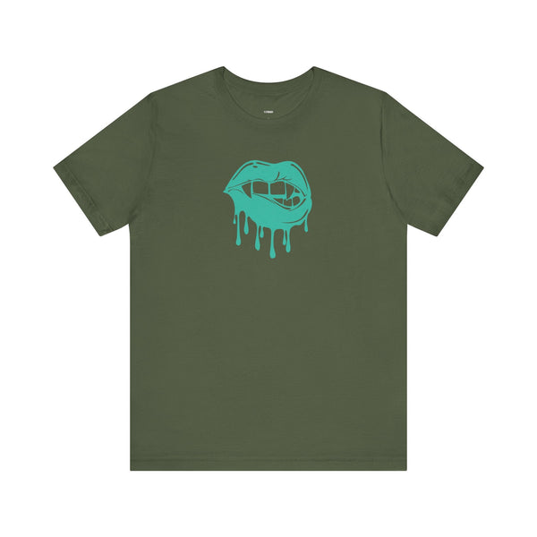 Vampire Drip Lips Graphic Tee - Sandra Oles Studio