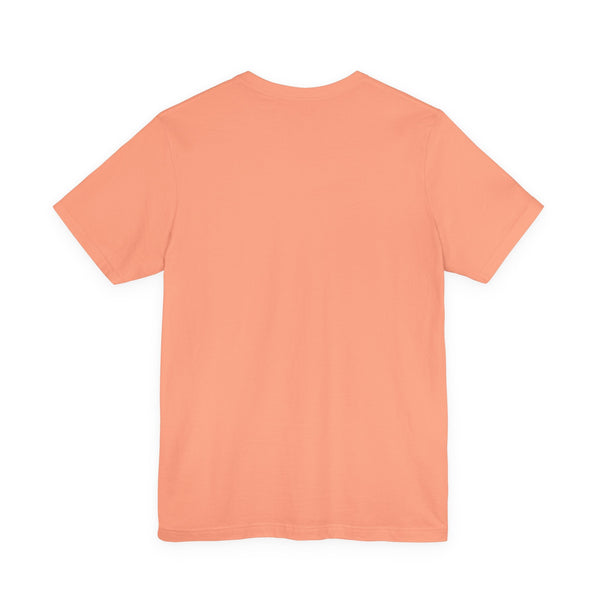 Back view of neon magenta cowgirl graphic tee made of soft cotton