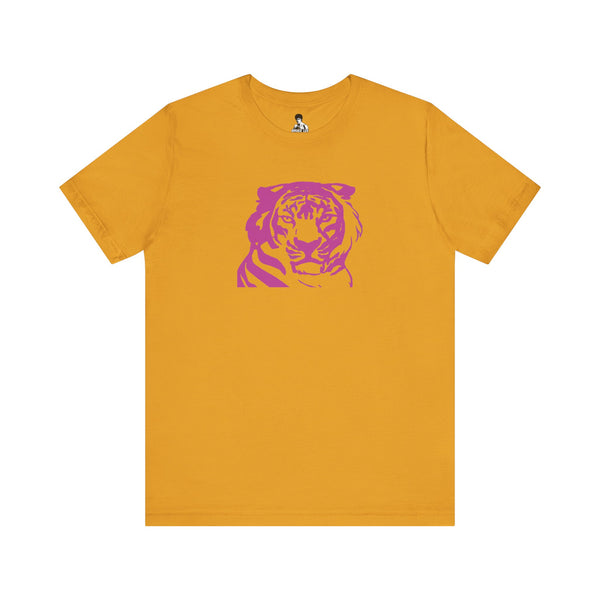 70s Style Retro Tiger Tee- Laid Back Vintage Style