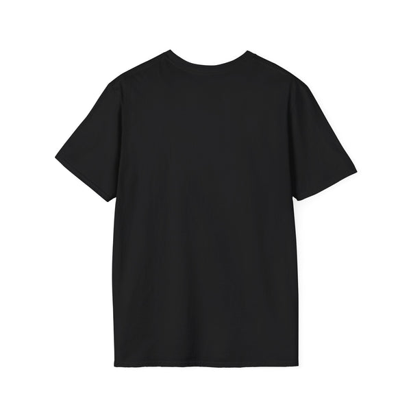 black dragon t shirt back view unisex softstyle cotton tee
