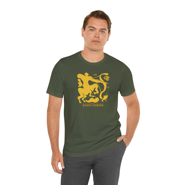 Sagittarius Zodiac Graphic Tee - Cosmic by Sandra Oles