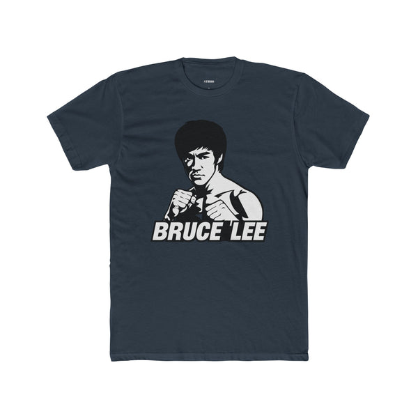 Bruce Lee Unisex Cotton Crew Tee, Vintage Graphic Shirt, Martial Arts Apparel