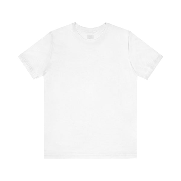 White statement streetwear tee with vibrant pink jumbo skull back graphic by Fugitive