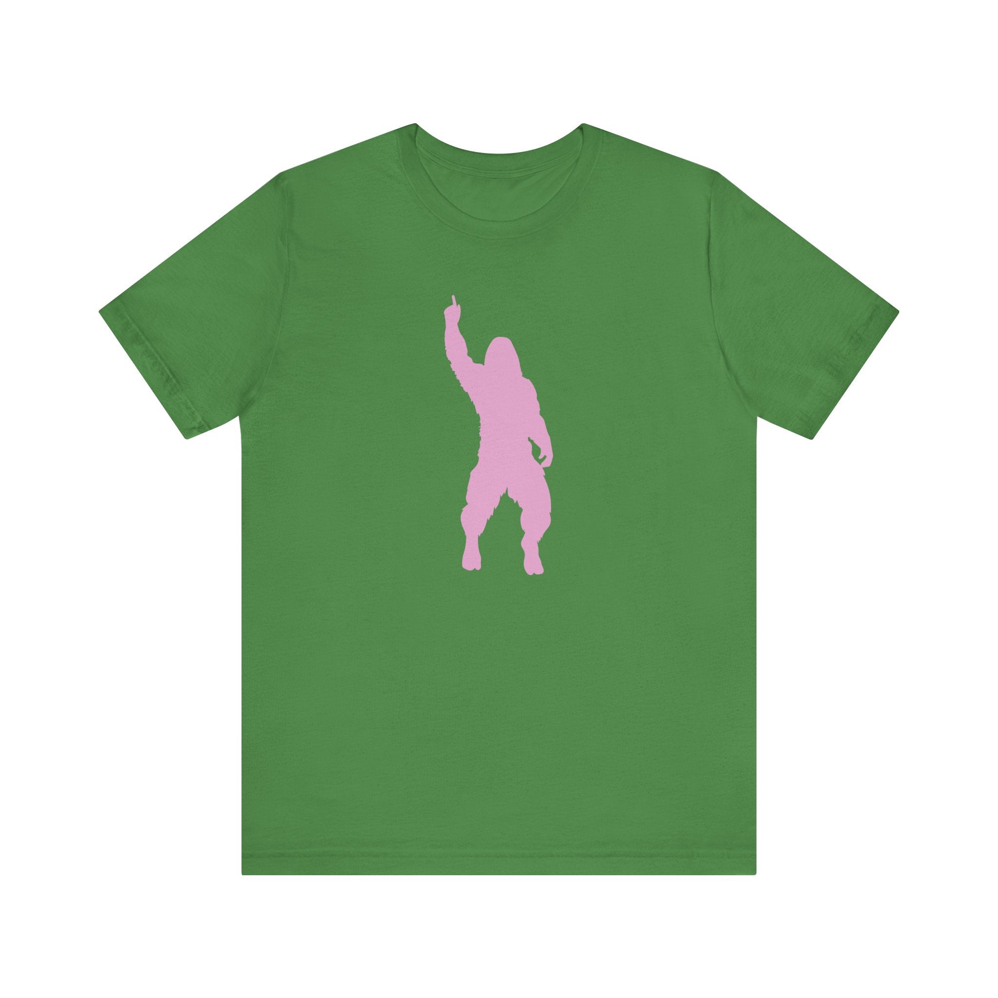 Bigfoot t Shirt – Bold Pink Sasquatch Graphic for Cryptid Lovers