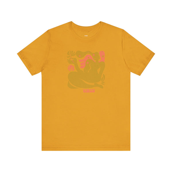 Virgo Zodiac Graphic Tee - Cosmic by Sandra Oles