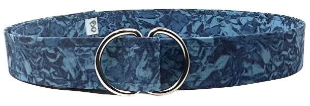blue tide d-ring belt by oliver green