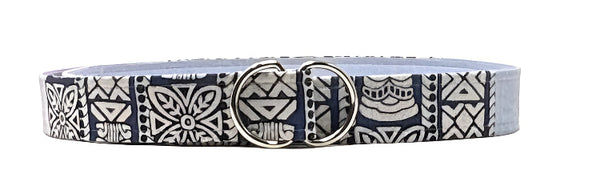 tiki patch work belt front view